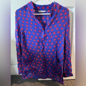 100% silk Tucker blouse